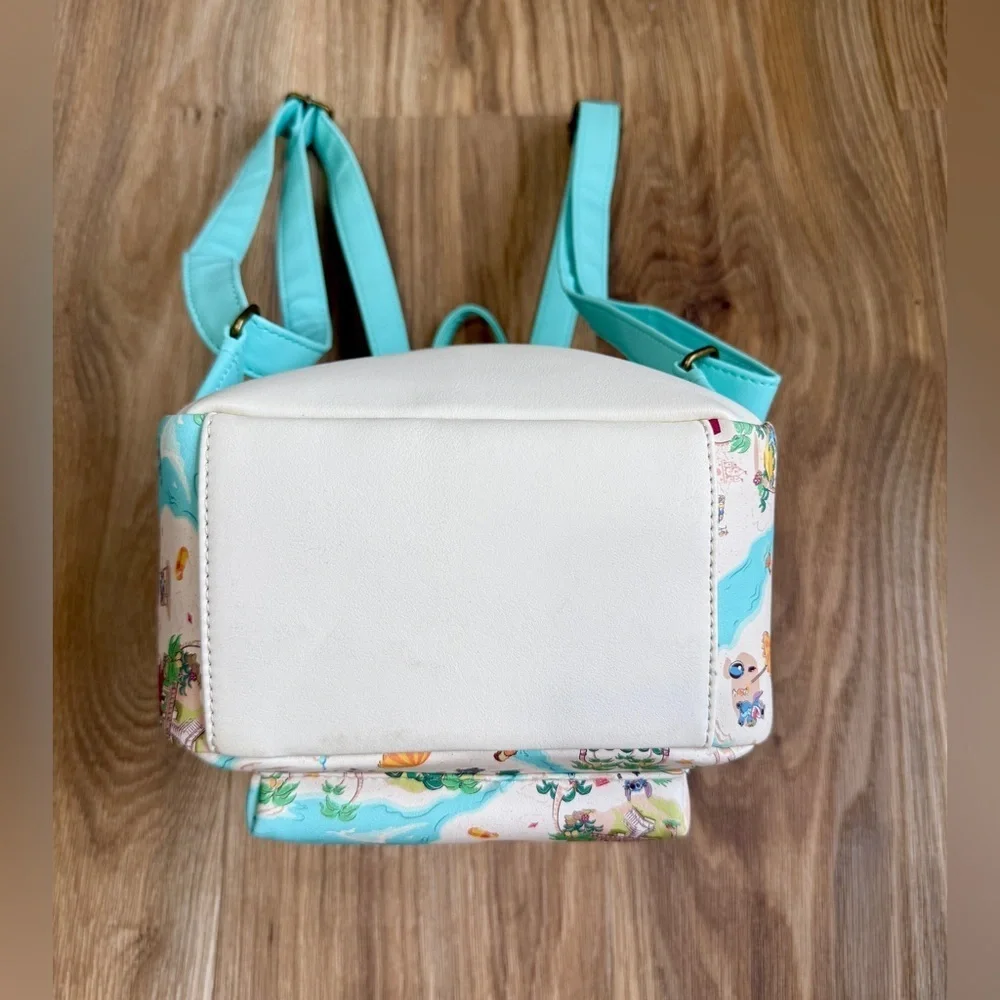 Loungefly Disney Lilo & Stitch Tropical Island Map Mini Backpack LNC